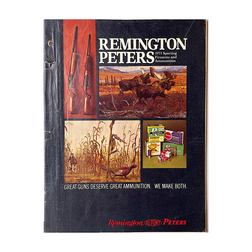 Remington Peters 1971 Firearms & Ammunition Catalog (some wear on edges)