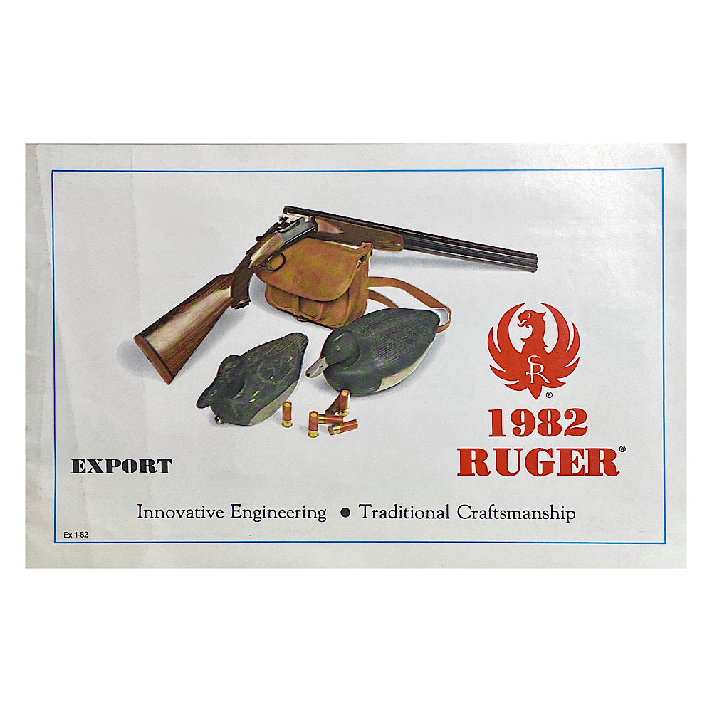 Ruger 1982 Export Catalogue - Canada Brass - 