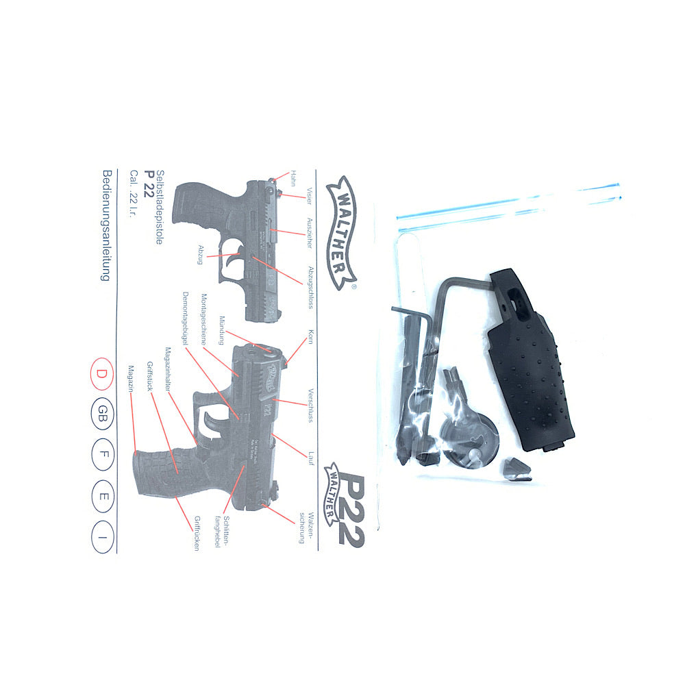 Walther P22 Accessory Kit And Owner’s Manual