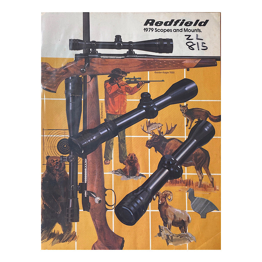 Redfield 1979 scope catalogue - Canada Brass - 