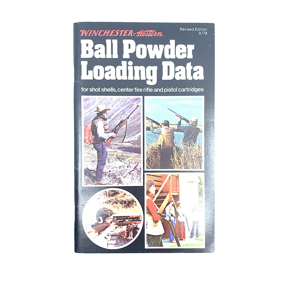 Winchester Ball Powder Loading Data 72 Pages 1978