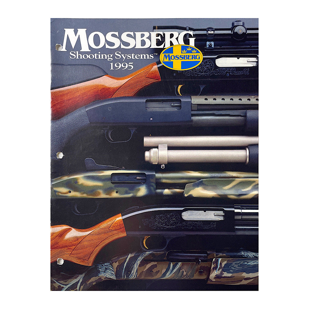 Mossberg 1995 Catalogue 3 Hole Punch - Canada Brass - 
