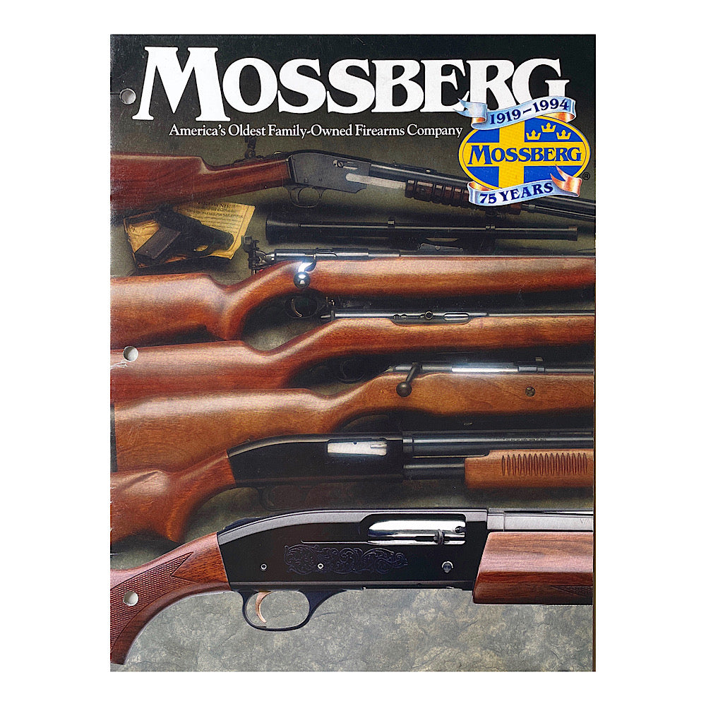 Mossberg 1994 Catalogue 3 Hole Punch - Canada Brass - 