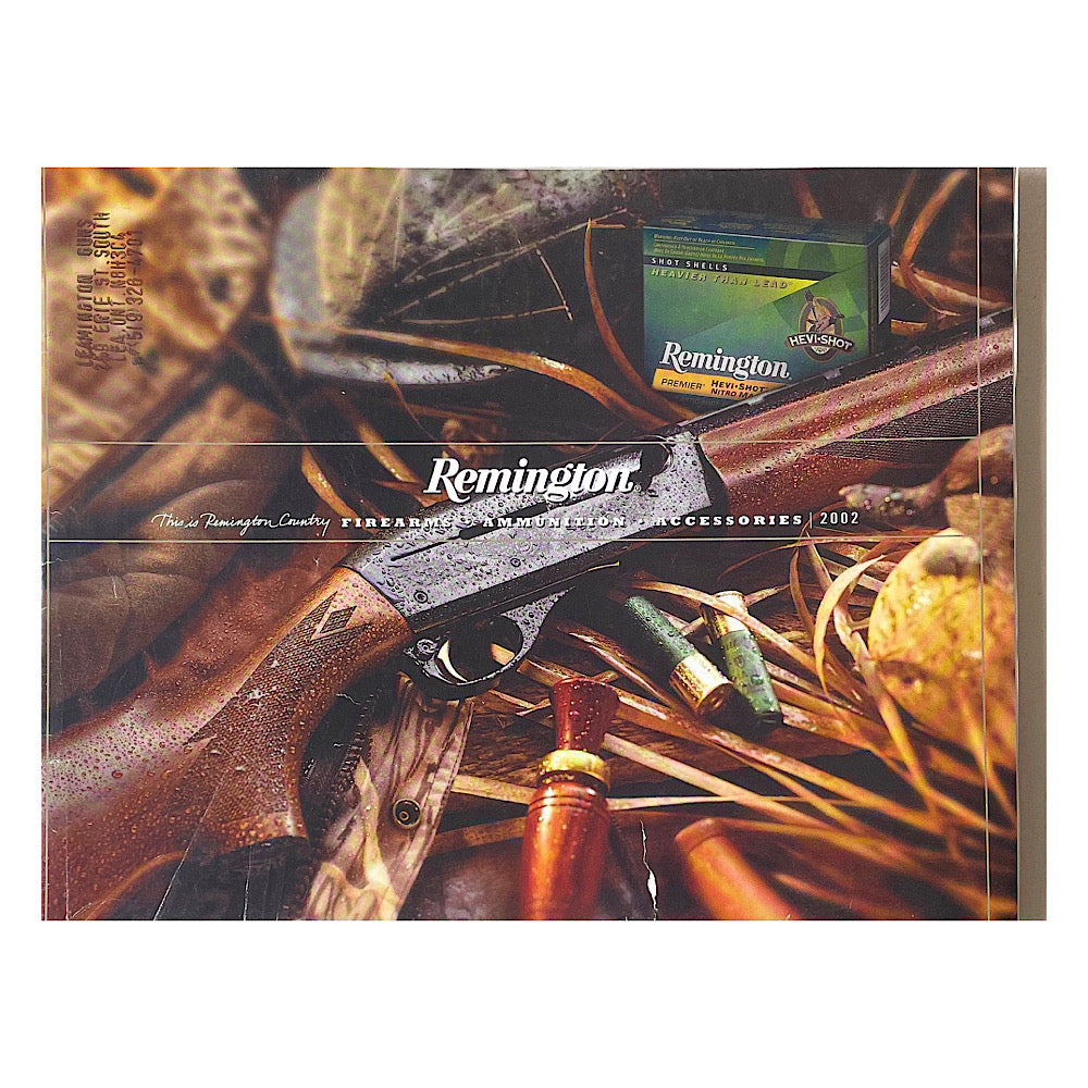 Remington 2002 Catalog (small tear on front cover) - Canada Brass - 