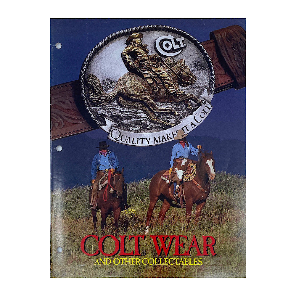 Colt Wear and Other Collectables Catalogue (3 hole punch)