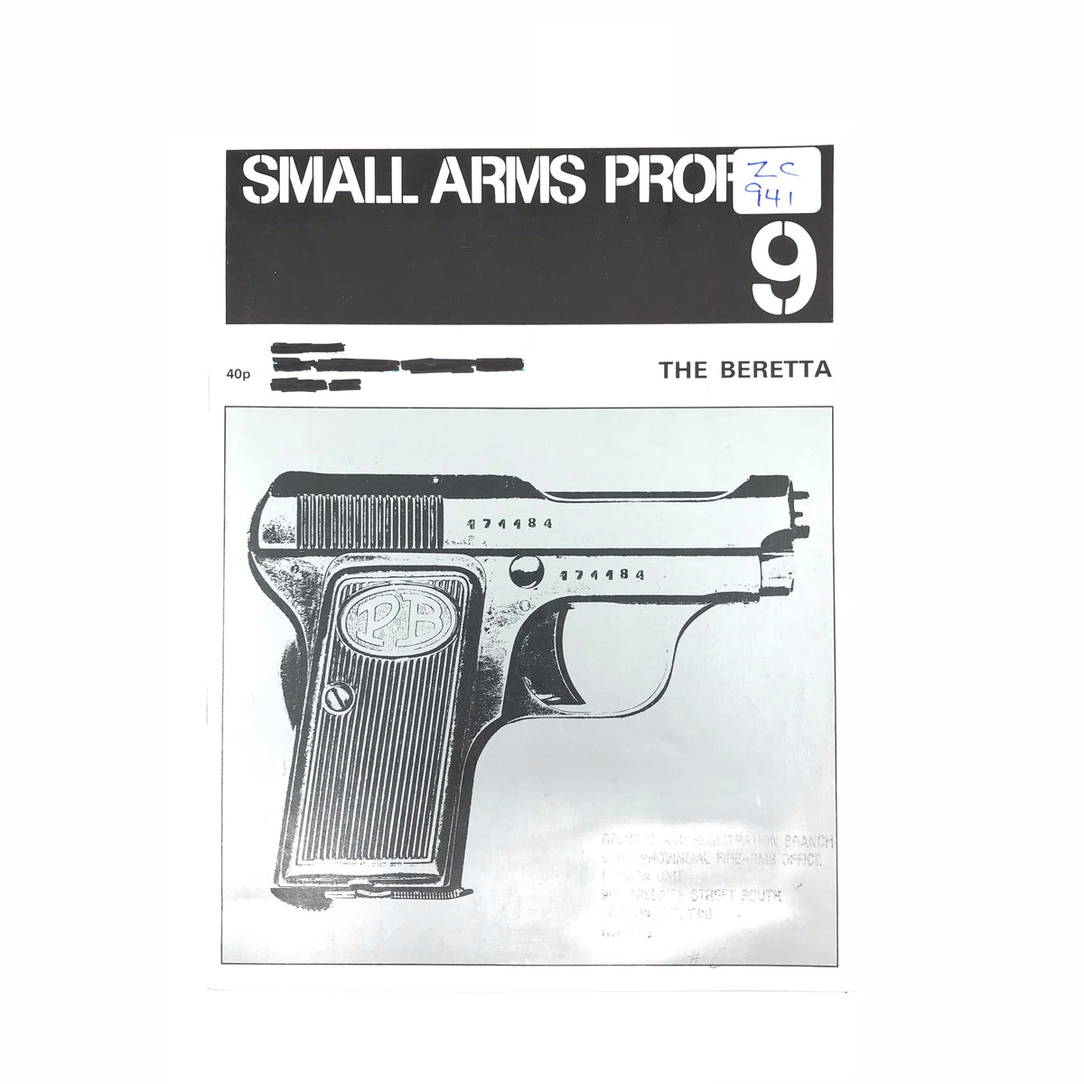 Small Arms Profile 9 The Beretta