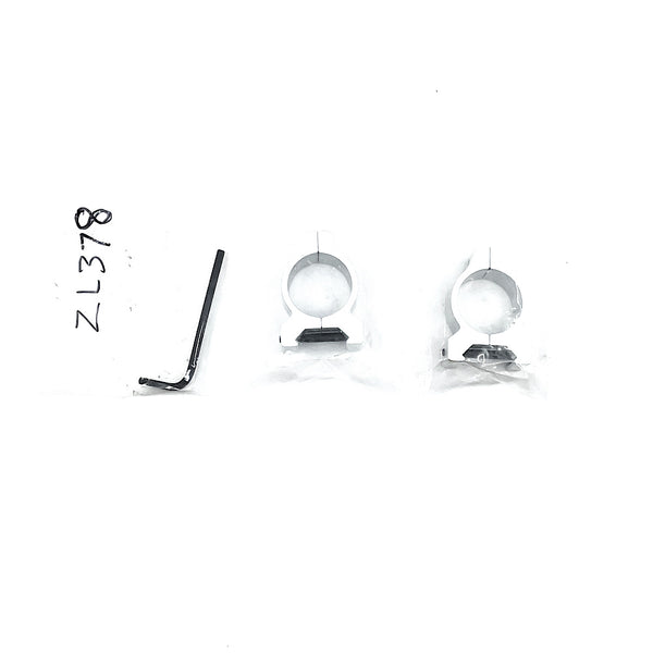 set Weaver type silver 1" scope rings Canada Brass