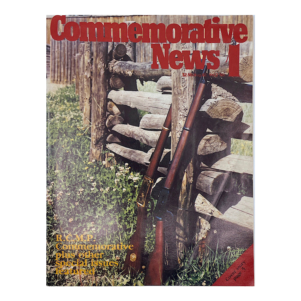 Commerative News Vol. 2 No. 1 VG, Winchester Western 1991 Envelope with Commemerative Qu - Canada Brass - 