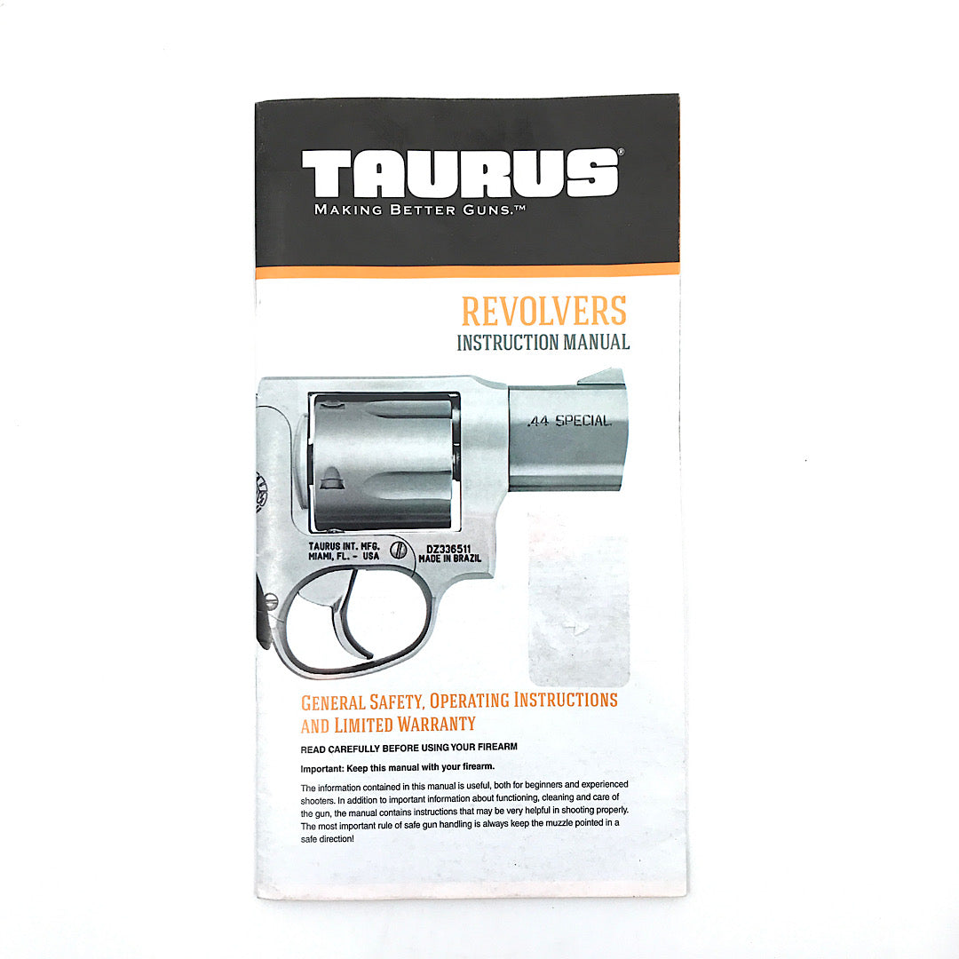 Taurus Revolvers owner&#39;s manual &amp; Schematic 2010