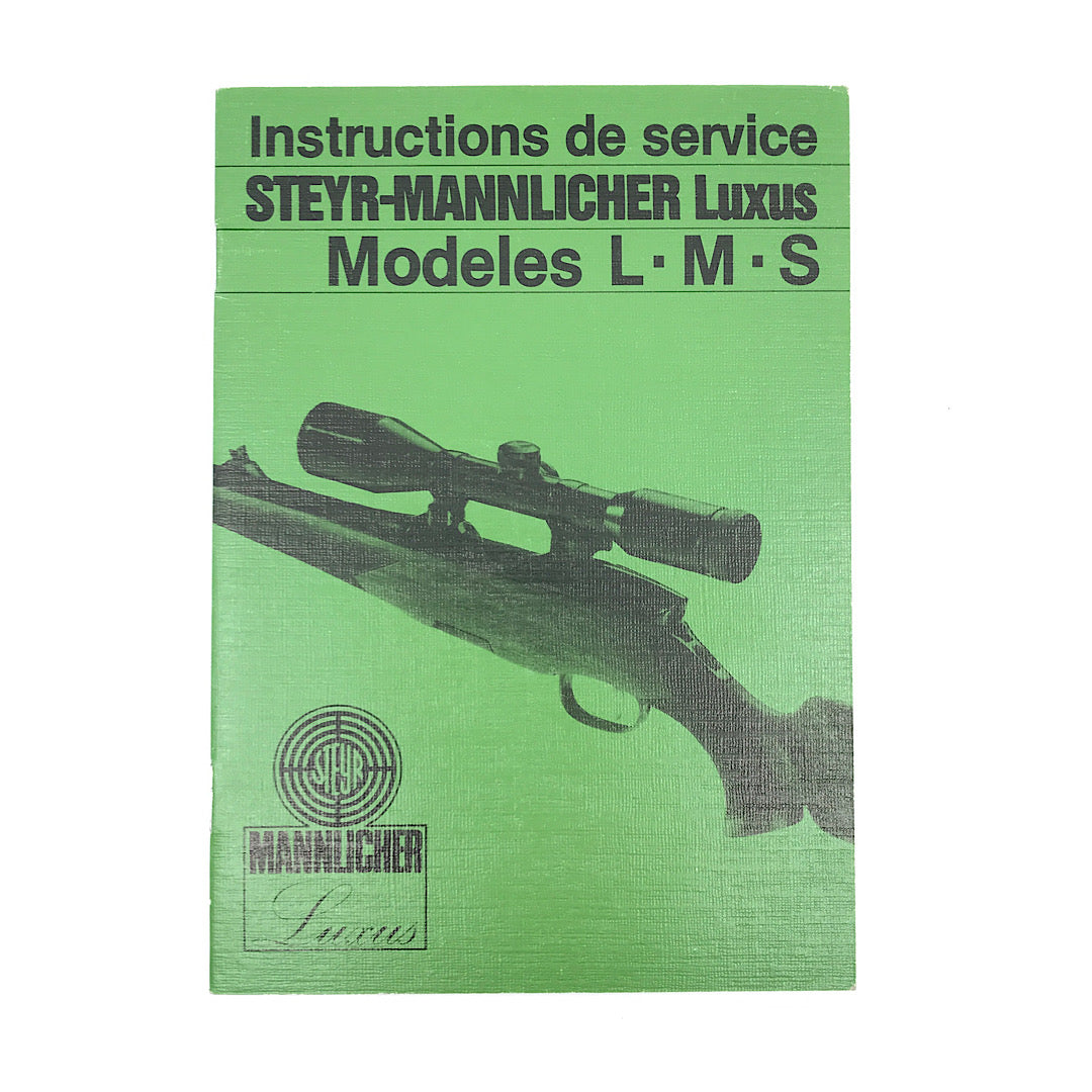 Steyr Mannlicher Luxus L.M.S. Manual French only