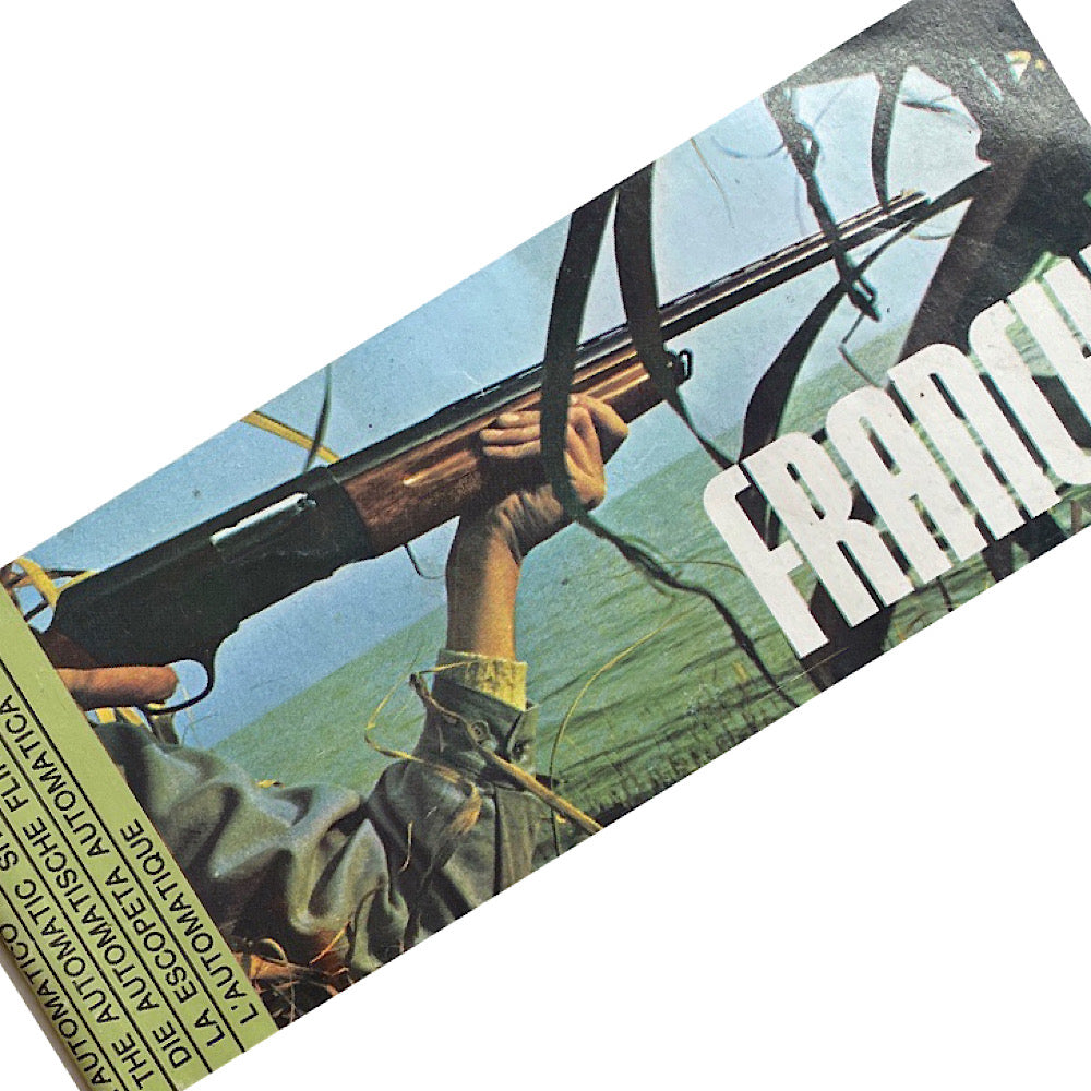 Franchi Original AL Series Automatic Shotgun owner&#39;s manual 5 languages - Canada Brass - 