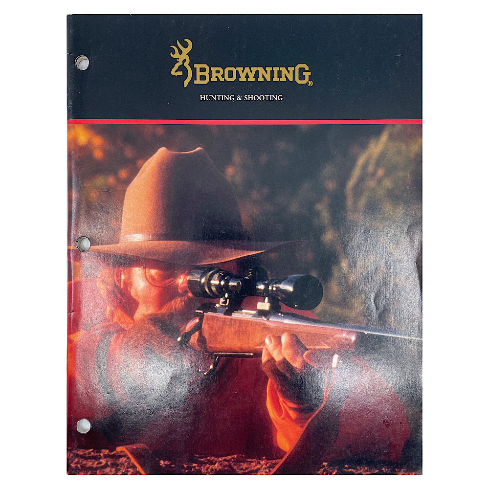 Browning Hunting & Shooting Catalogue 1990 S.B. 111 pgs 3 hole punched