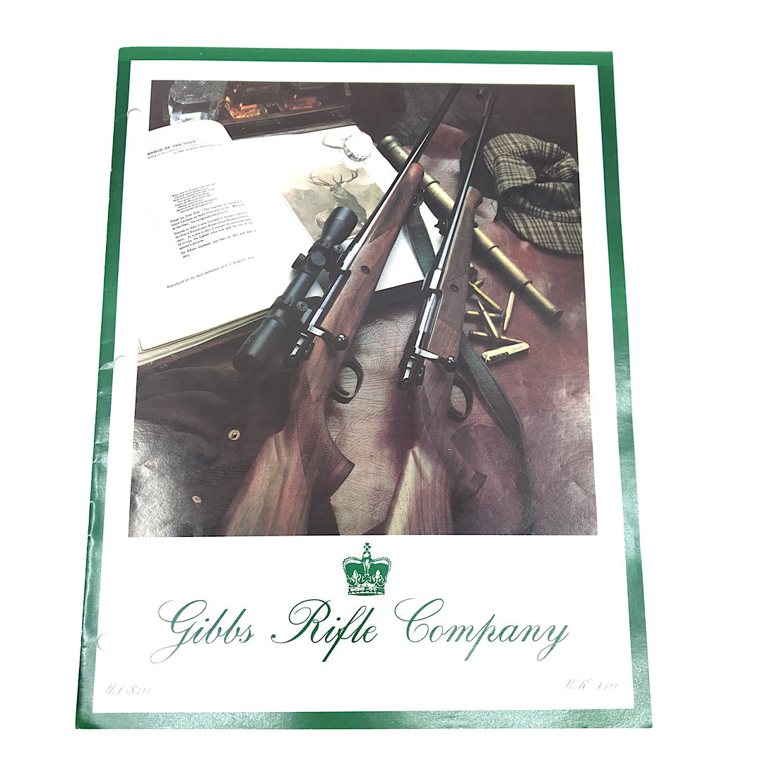 Gibbs Rifle Company 1991 Catalogue
