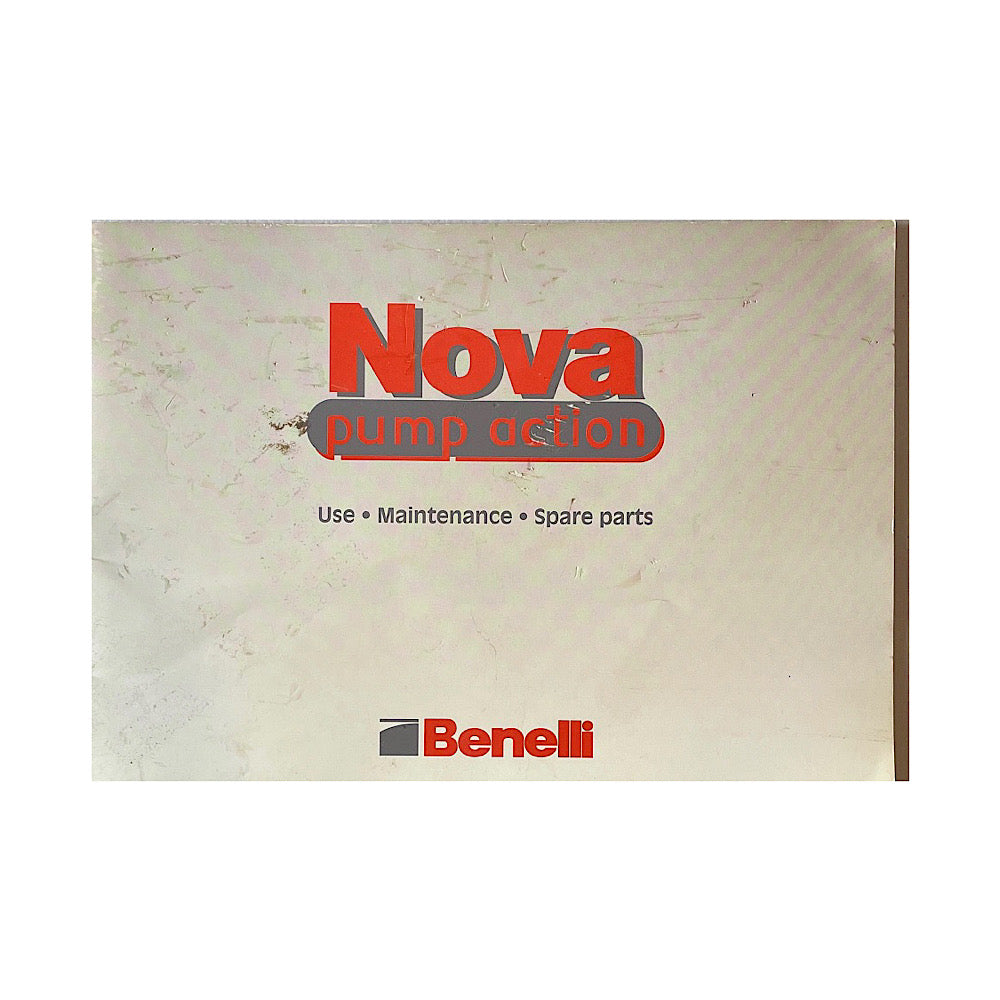 Benelli Nova Pump action shotgun manual - Canada Brass - 