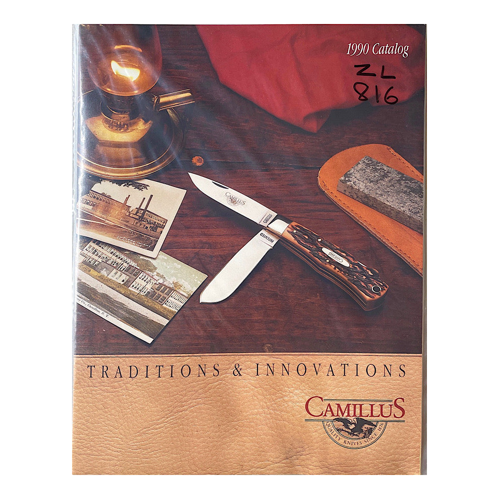 Camilus 1990 knife catalogue - Canada Brass - 