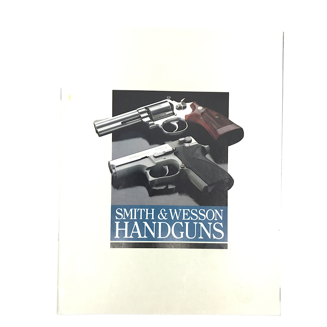 Smith & Wesson 1989 Handguns Catalogue (small blemishes on cover)