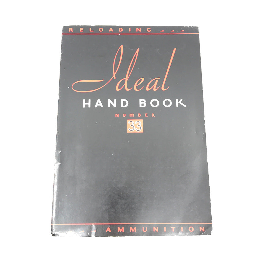 Ideal Hand Book Number 33 Published by Lymn Gun Sight Corporation with 1939 Price List