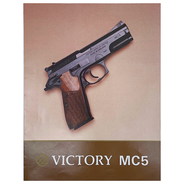 Victory MC 5 Foldout catalogue for made in England pistol Canada Brass