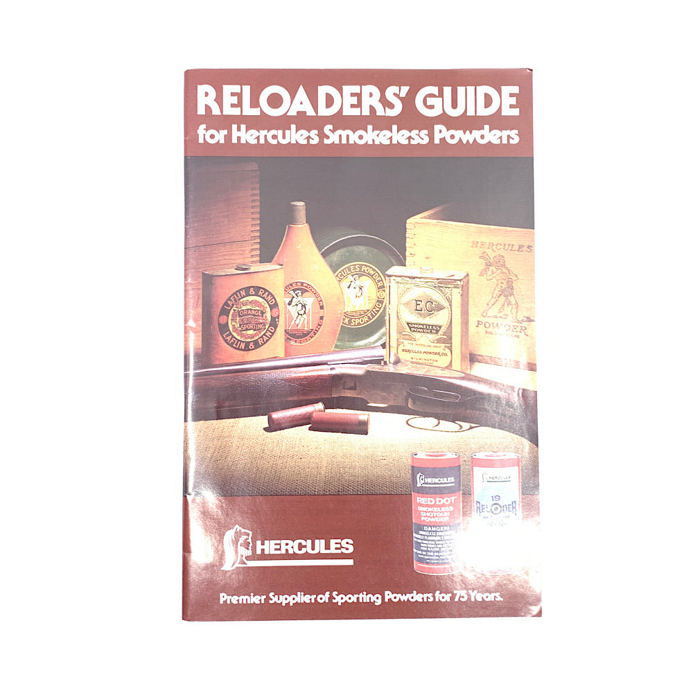 Hercules Reloaders Guide 50 Pages 1988
