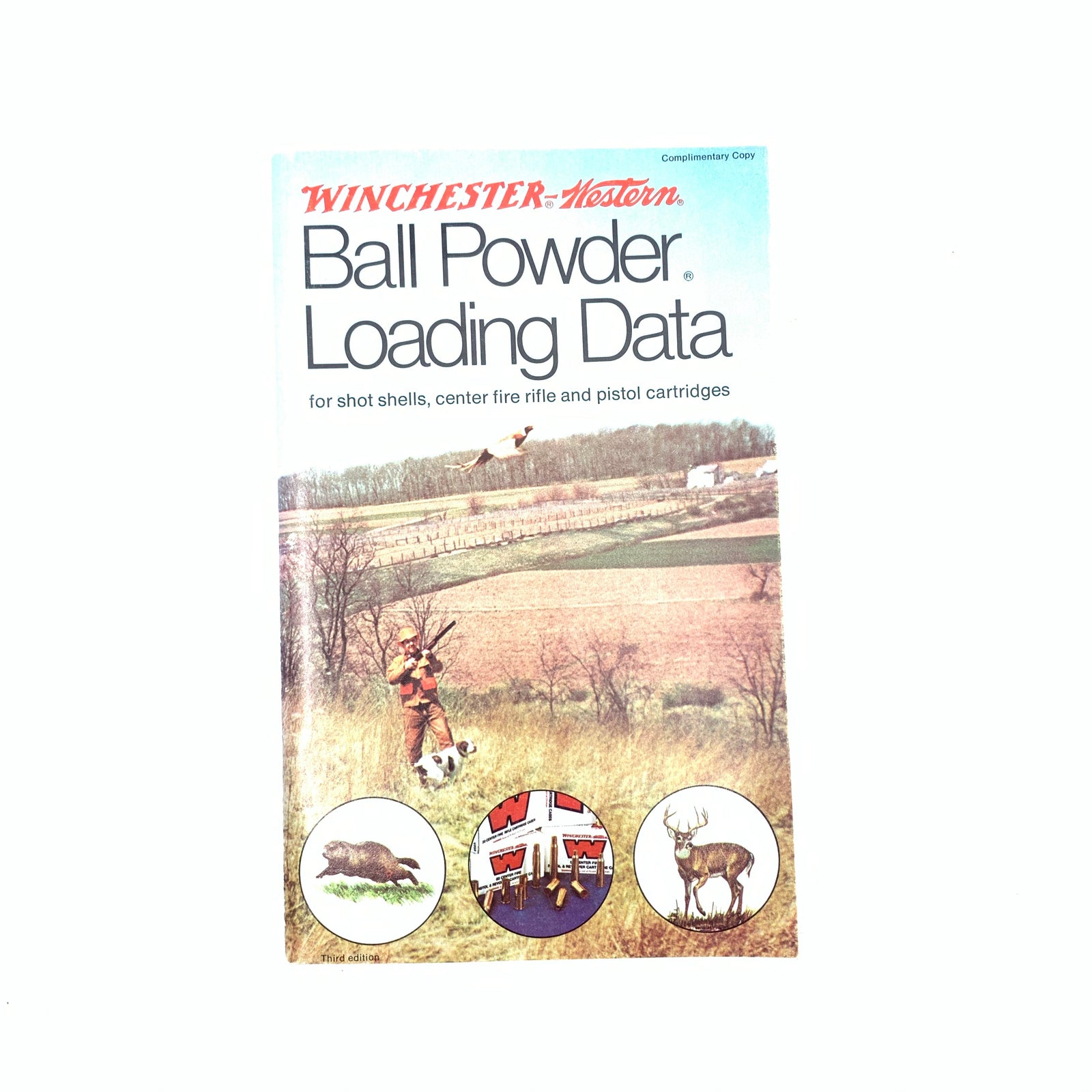 Winchester Ball Powder Loading Data 1977 SB 72pgs