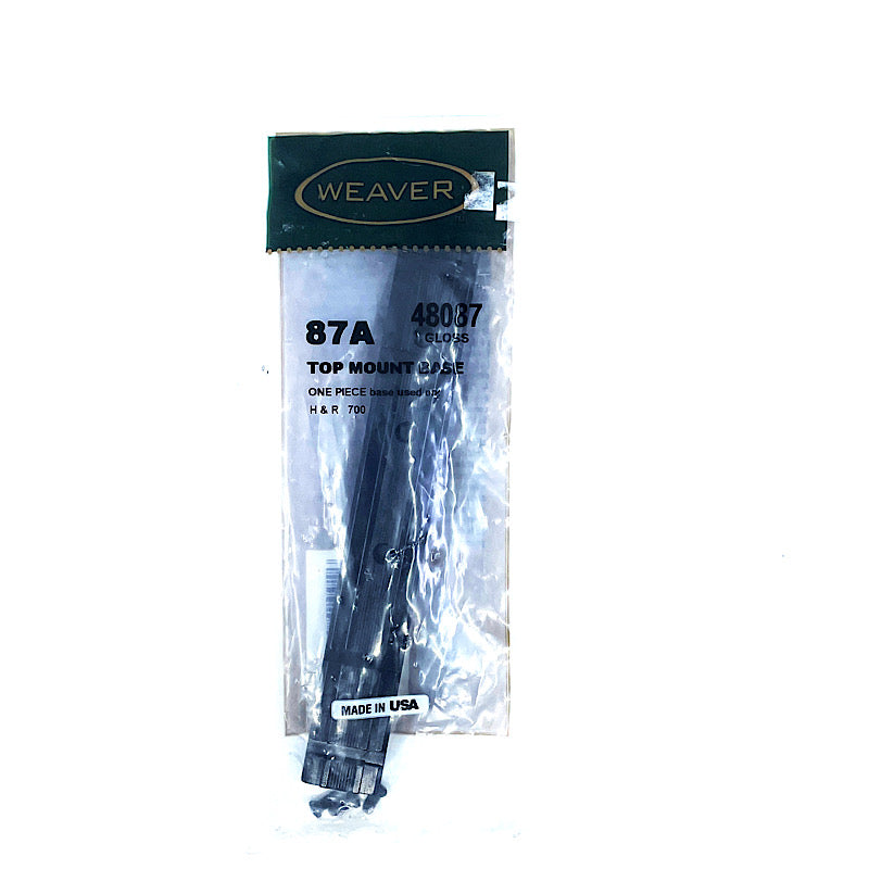 Weaver #48087 87A 1 piece top mount base in box