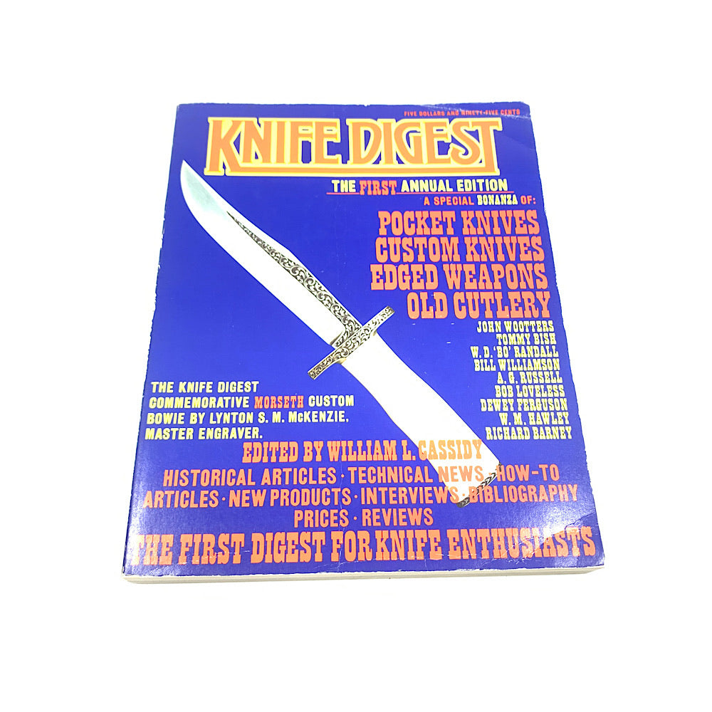 Knife Digest Firest Annual Edition Soft Bound 285pgs W Cassidy 1974