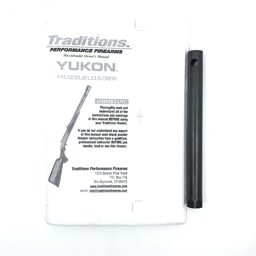 Traditions Yukon muzzleloader owner&#39;s manual with Breech Plug wrench
