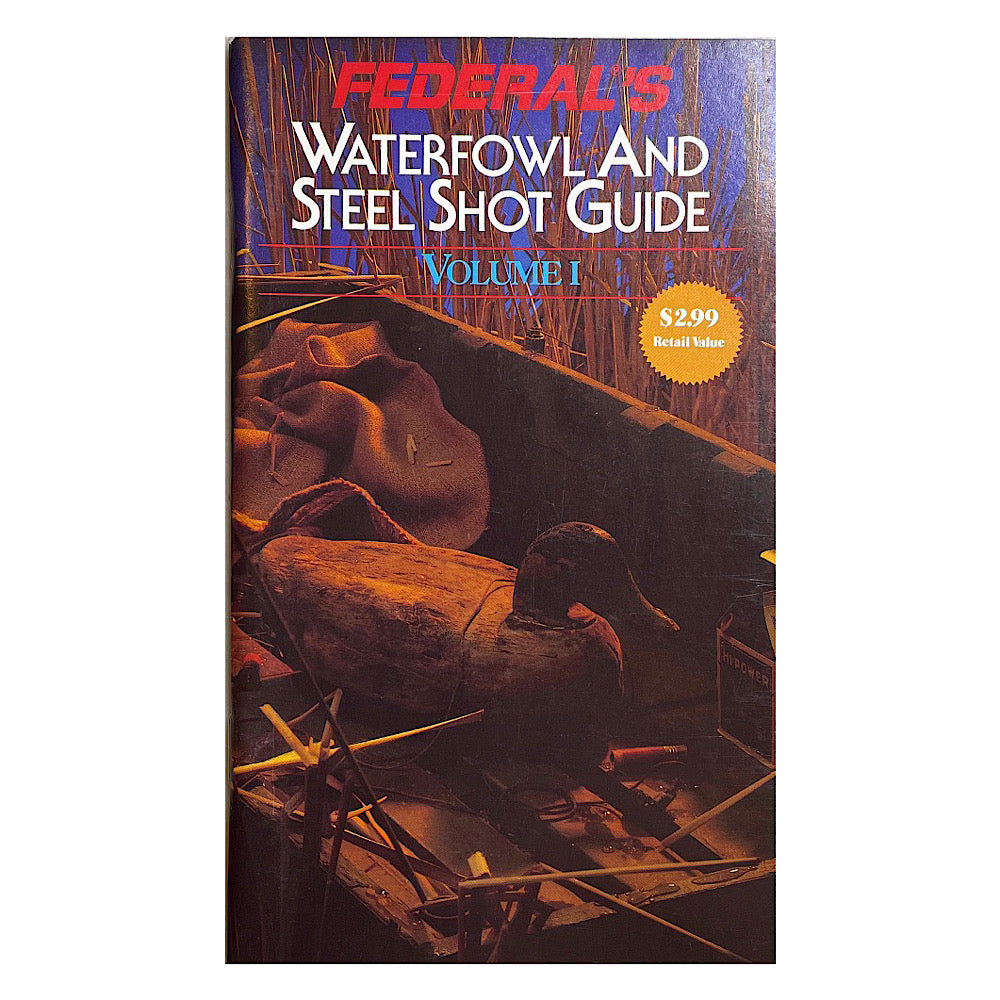Federal Waterfowl Identification Guide 30 pgs, Bismutu Large Fold out shotshell Guide, Remington Handbook on Trap shooting Fundamental (G+) - Canada Brass - 