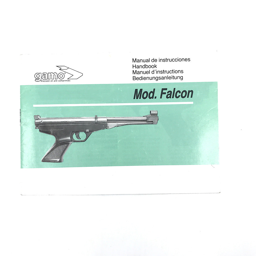 Gamo Mod Falcon Pellet Pistol Manual 4 Languages