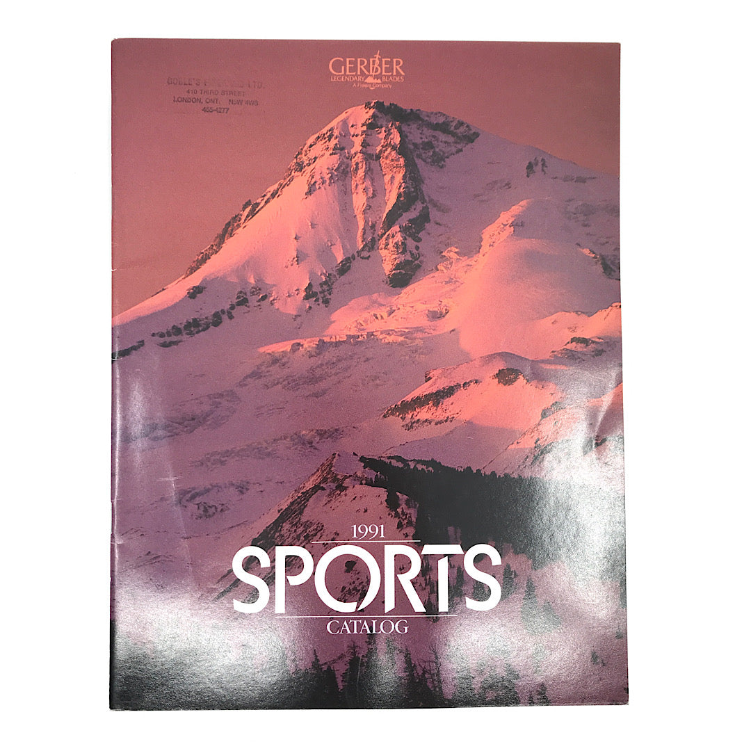 Gerber Sports 1991 Catalogue