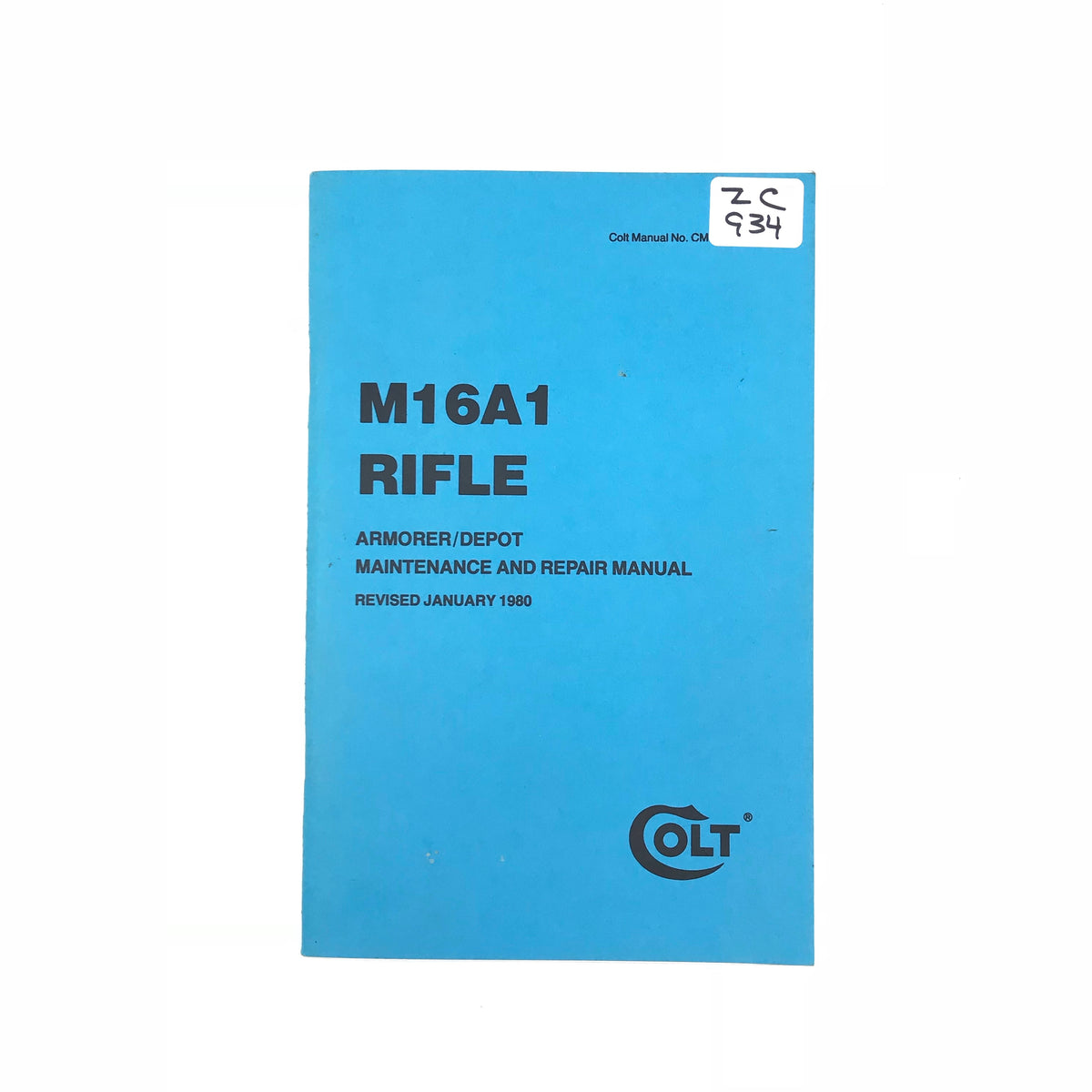 Colt M16A1 Rifle Amorer Depot Maintenance and Repair Manual