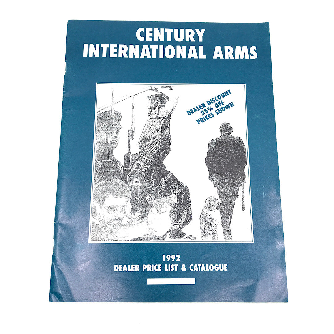 Century International Arms 1992 34 pgs over 150 pictured surplus firearms with discriptions