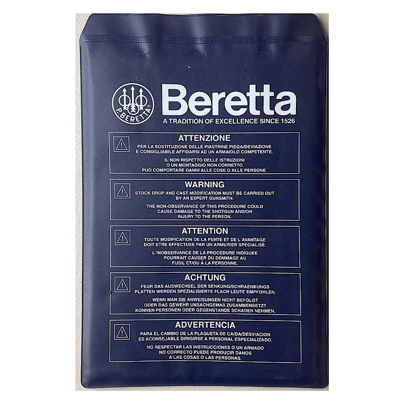 Beretta AL 390 Owner's Manual in Original Pouch - Canada Brass - 