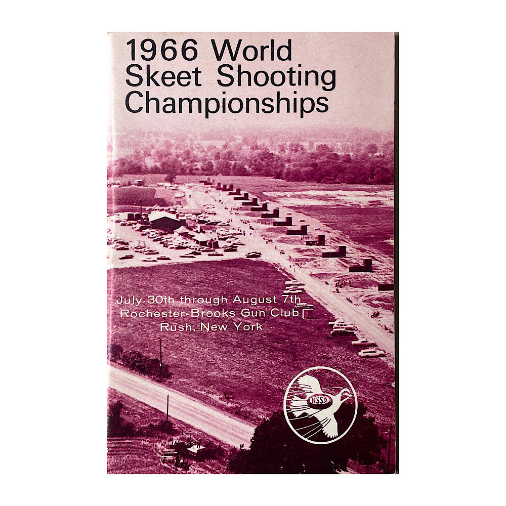 1966 World Skeet Shooting Championships Book - Canada Brass - 