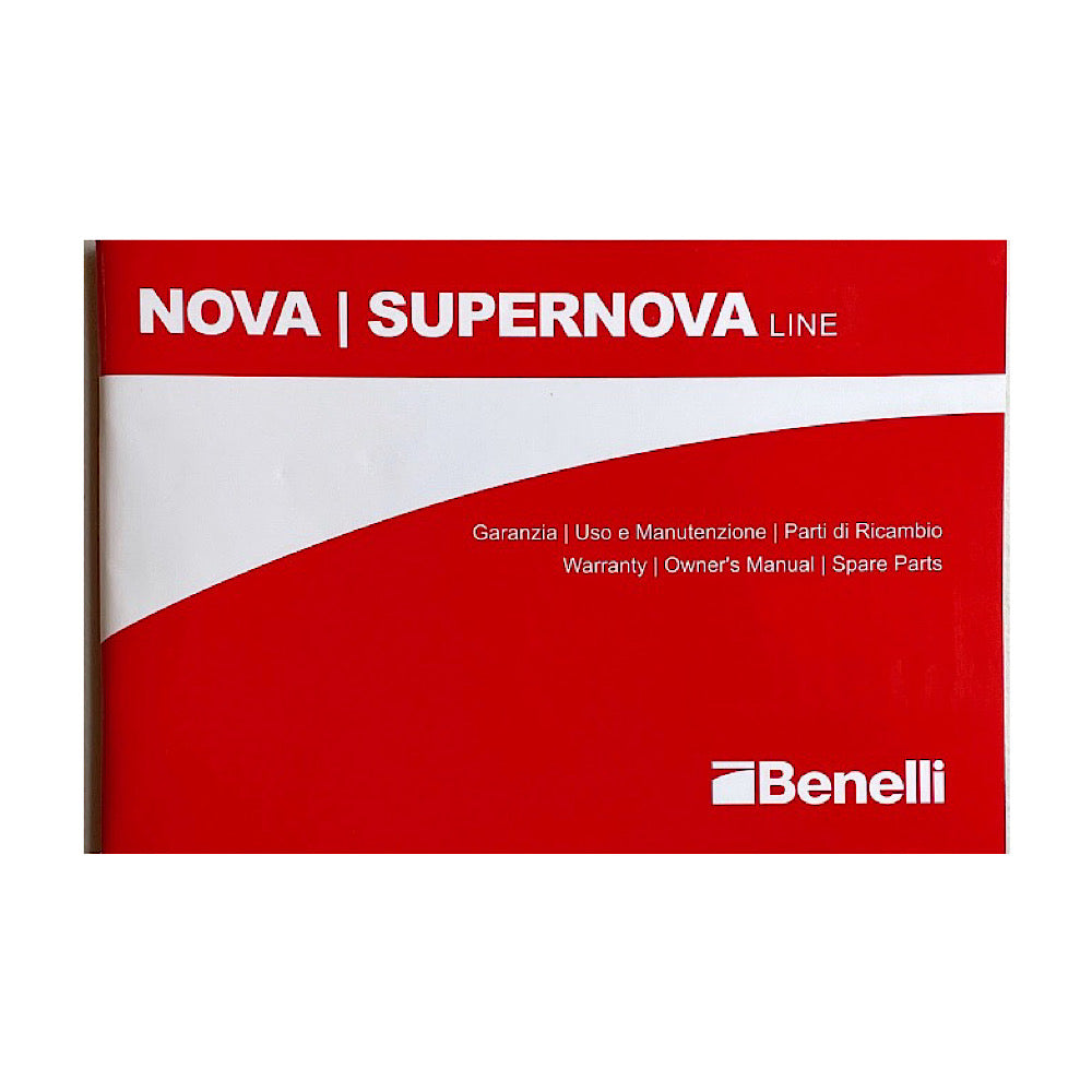 Benelli Nova/Supernova line  owner's manual 4 languages - Canada Brass - 