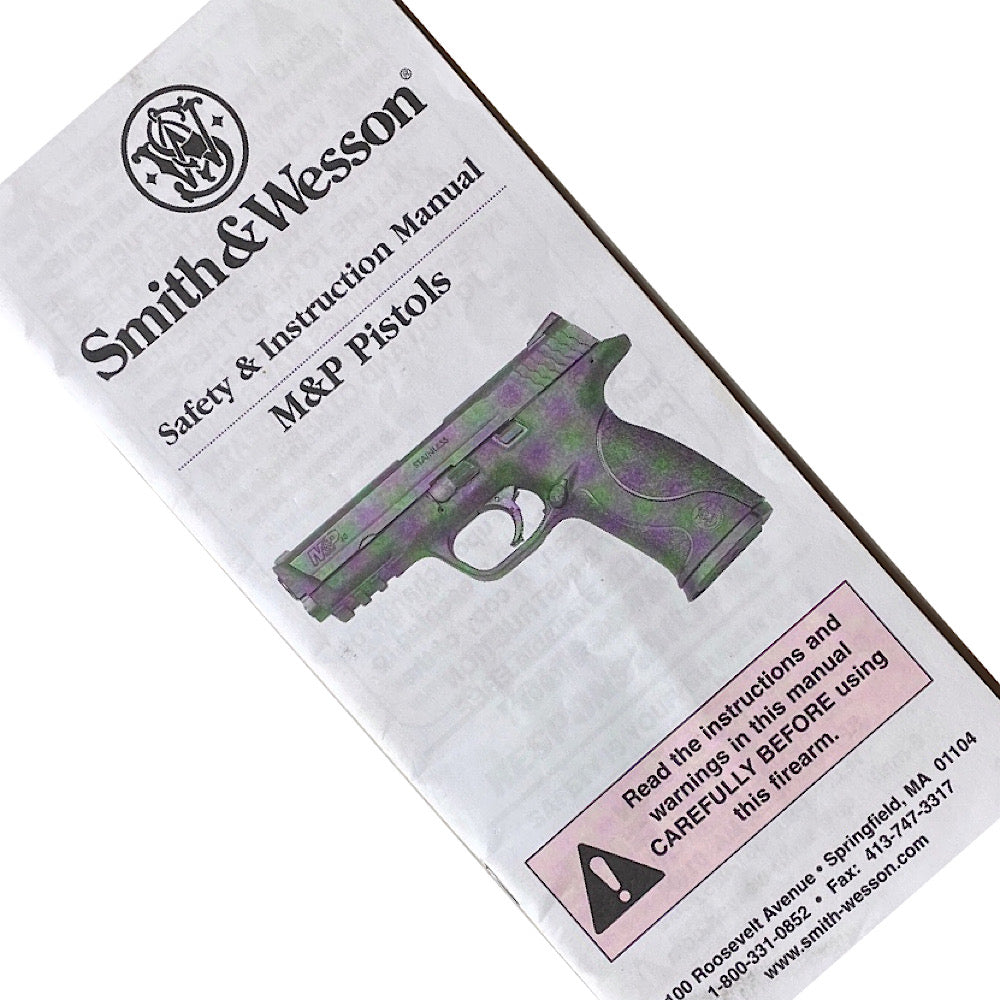 Smith & Wesson Safety & Instruction Manual M&P Pistols - Canada Brass - 