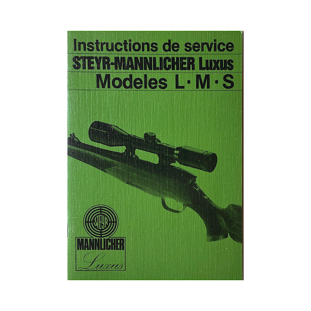 Steyr Manulicher owner&#39;s manual in French - Canada Brass - 