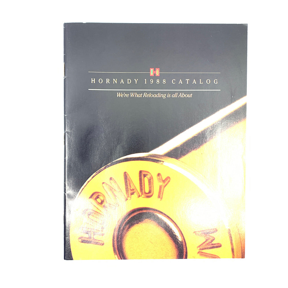 Hornady 1988 Catalogue 43pgs Canada Brass