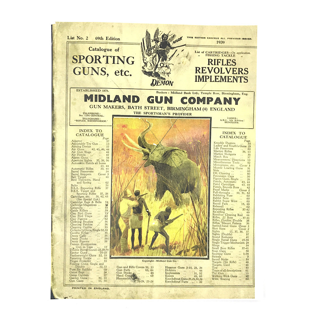 Midland Gun Company 1939 Loose Leaf Copy over 60 pgs
