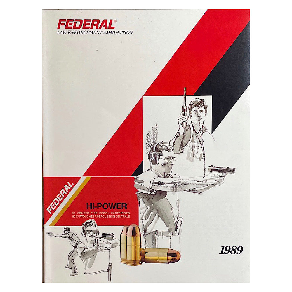 Federal Law Enforcement Ammunition 1989 Catalog 11 pgs - Canada Brass - 