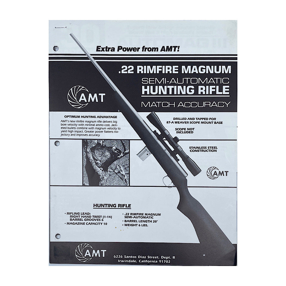 AMT Extra Power from AMT Catalogue (3 hole punch Canada Brass