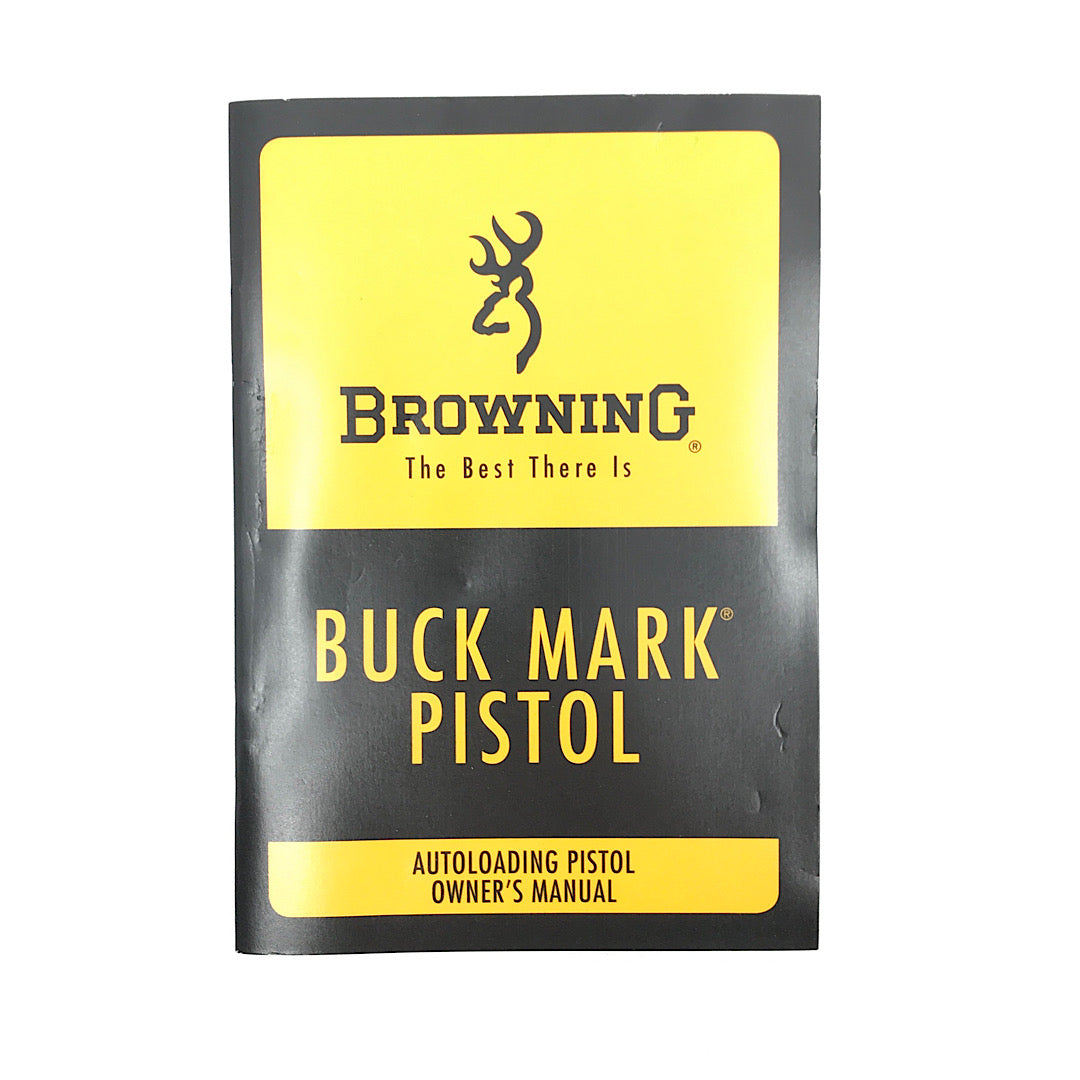 Browning Buckmark auto loading pistol owner’s manual with brn brochure &amp; NSSF Safety guide