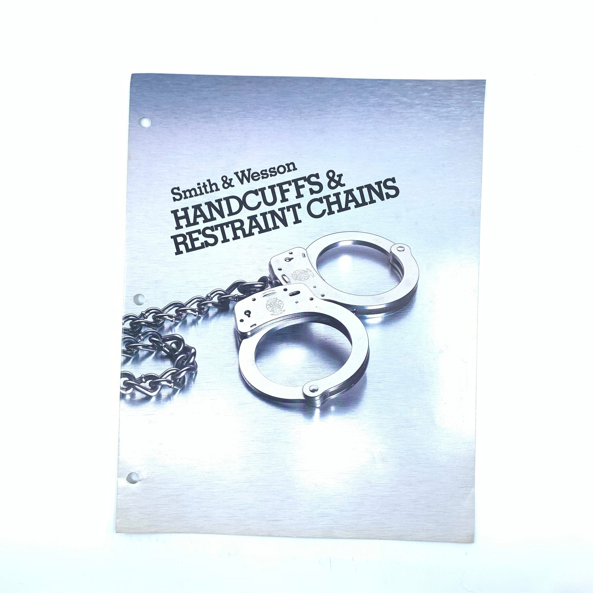 Smith & Wesson 1989 & 1991 Catalogues and S&W Handcuff Brochure