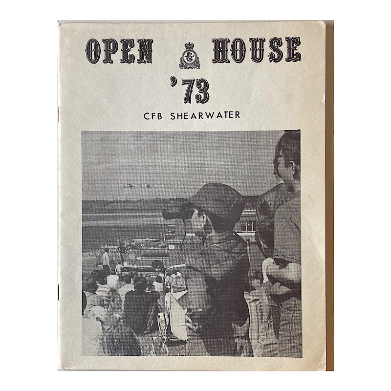 Canadian Armed Forces: The CFCS Intercom Nov 67 S.B. 40pgs, Open House 73 C.F.B. Shear water S.B. 34 pgs, Sea Power in Relation to Canada Sir Williams Taylon Addressing Navy League of Canada - Canada Brass - 