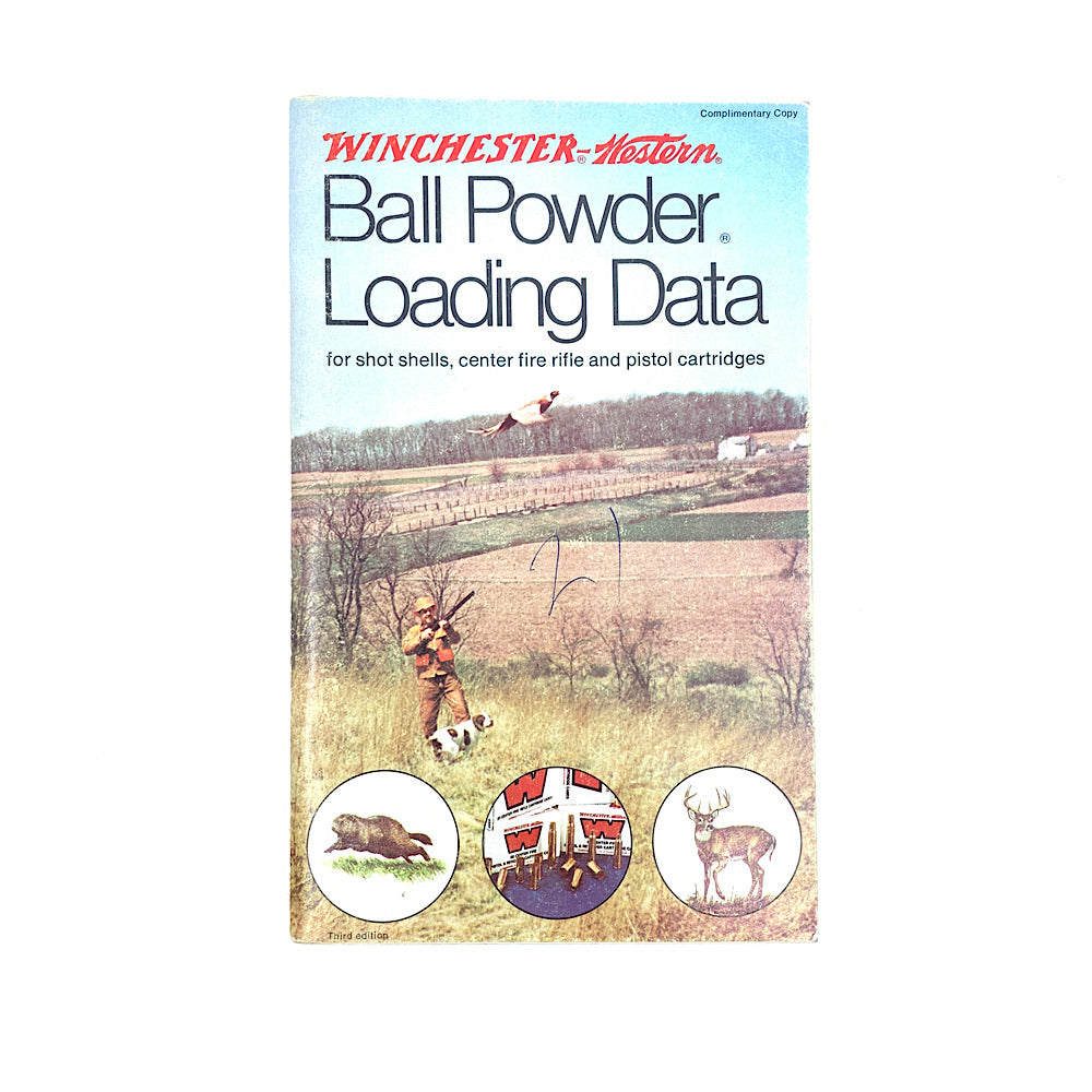 Winchester Ball Powder Loading Data 1977