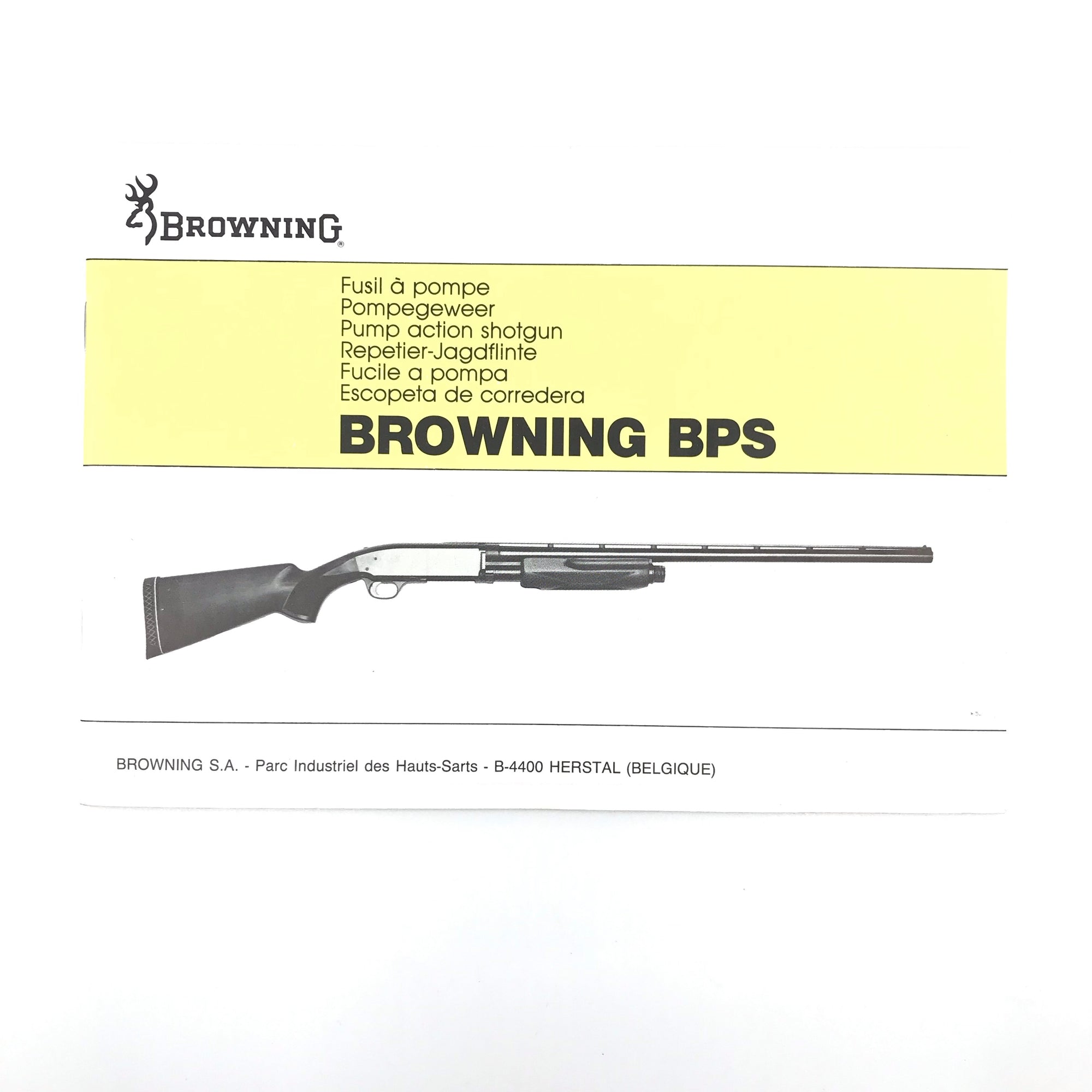 Browning BPS Pump Action Shotgun Pamphlet