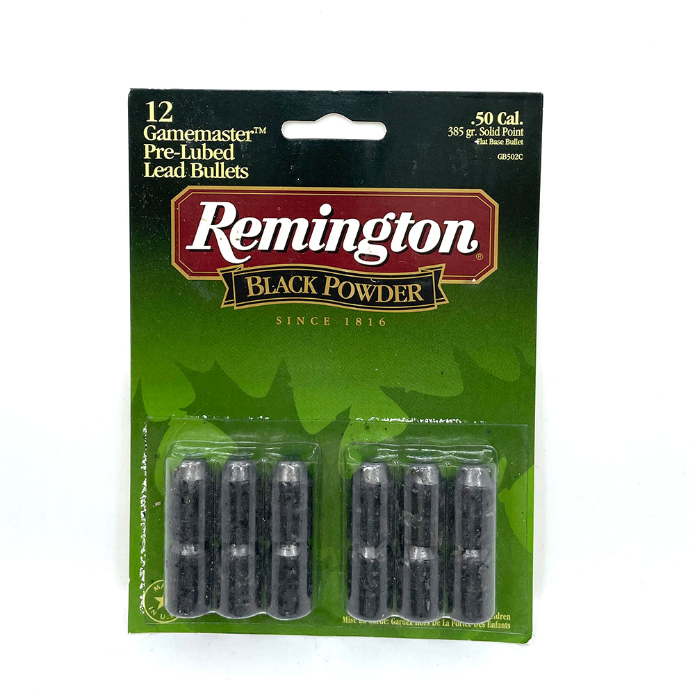 Remington Gamemaster Pre-lubed Black Powder Bullets