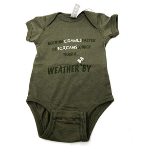 Weatherby Baby Onesie